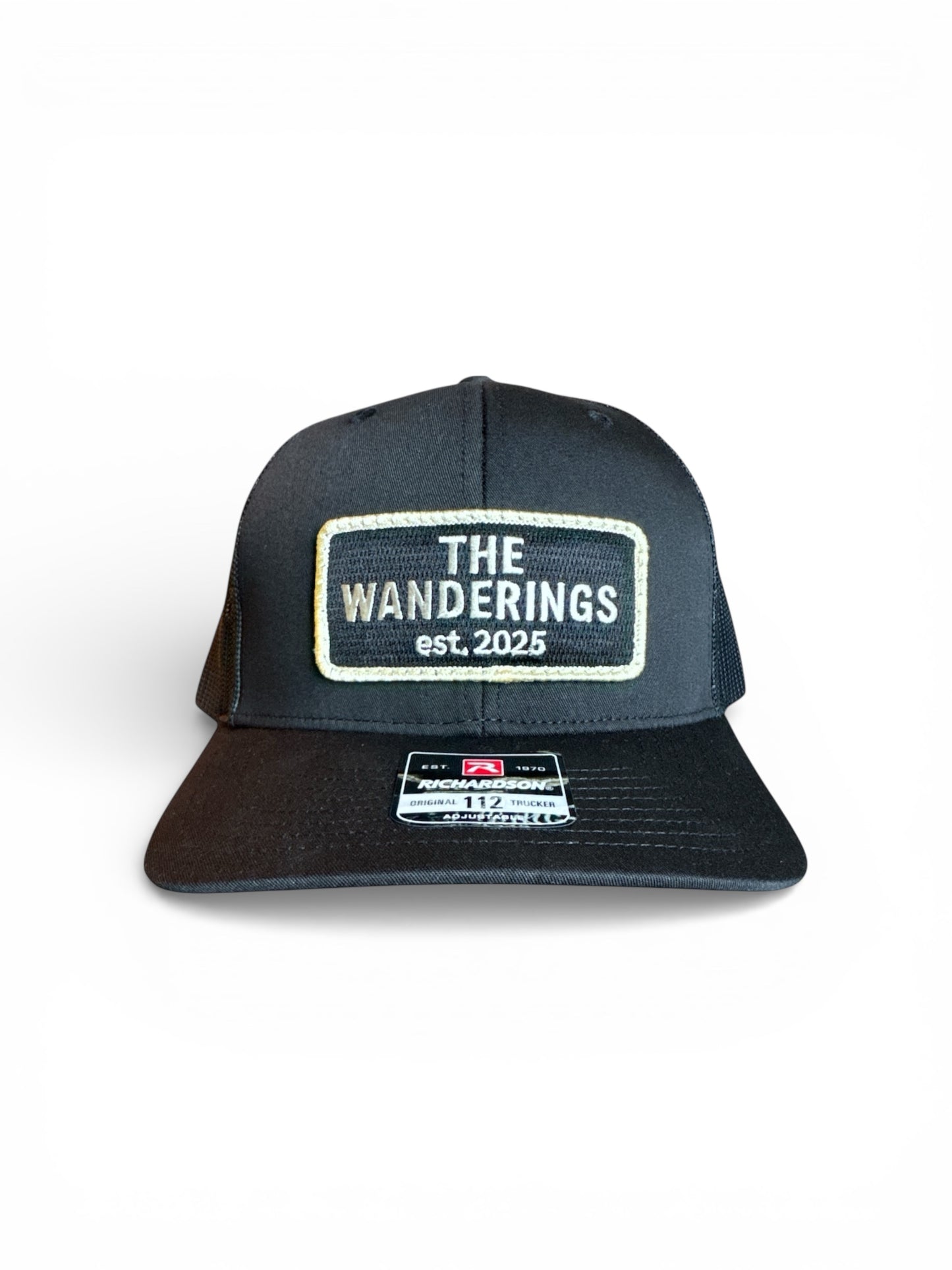 Black Trucker Hat W/ Black Patch