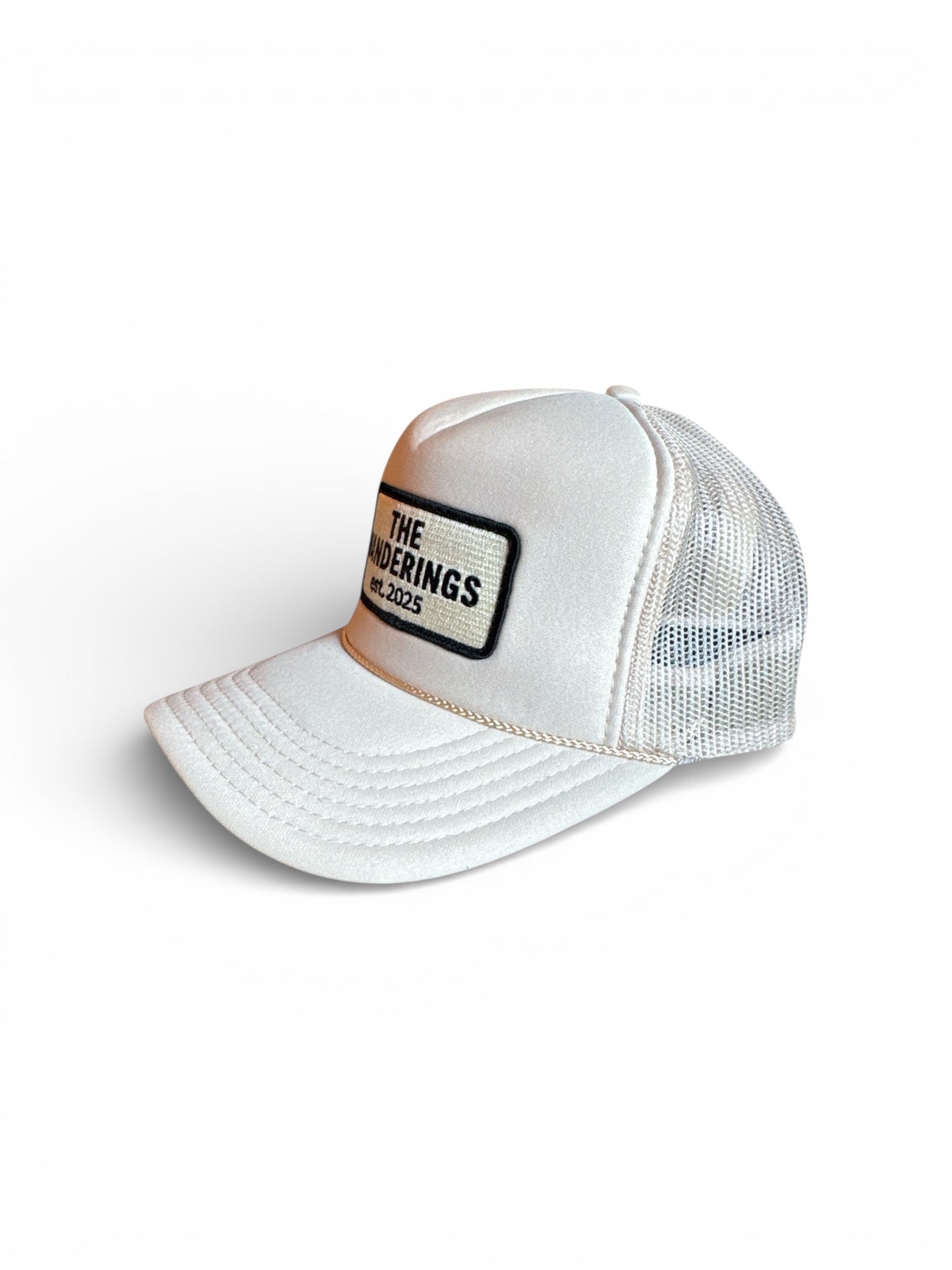 Cream Trucker Hat