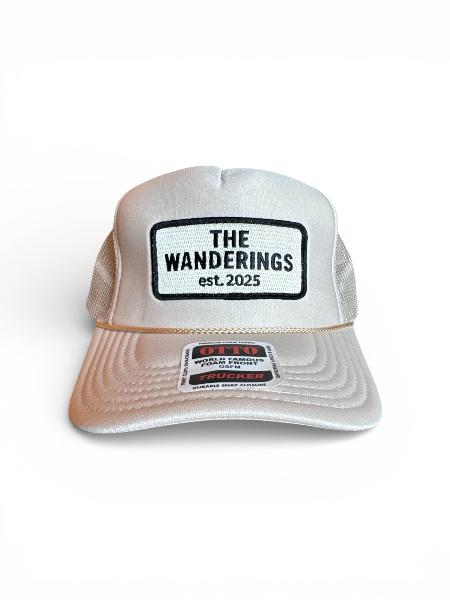 Cream Trucker Hat